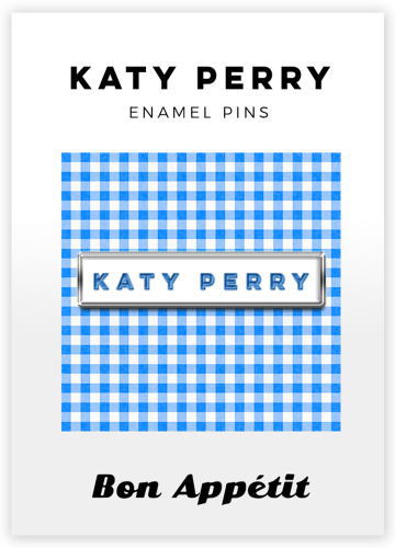 ケイティ・ペリー Gingham Enamel Pin