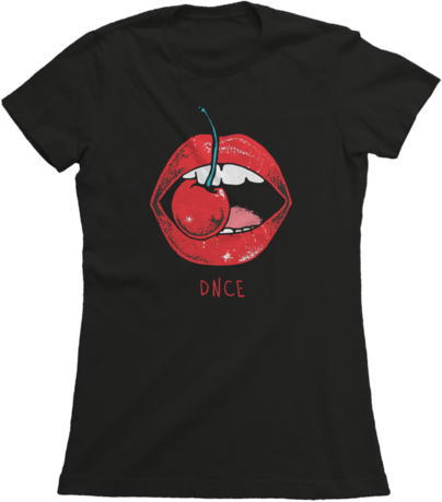 DNCE Cherry Mouth Juniors Tシャツ