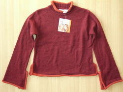 MKAブランド L/S ノックネック・トップ #01