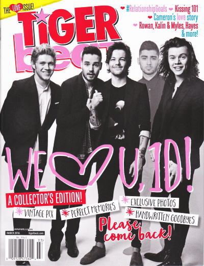 TIGER BEAT 2016年03月号