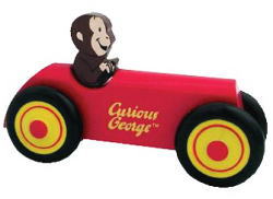 おさるのジョージ 木製自動車