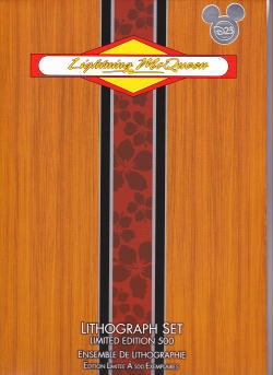 D23EXPO限定 ピクサー カーズ アートリトグラフ6枚セット