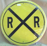 スチール看板 踏切標識