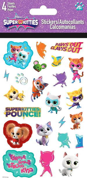 スーパーキティ 4シート ステッカー/シール・セット